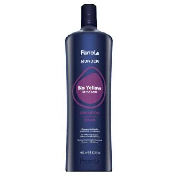 Fanola Wonder No Yellow Extra Care Shampoo sampon a sárga tónusok semlegesítésére 1000 ml