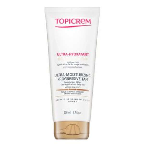 Topicrem Ultra-Moisturizing Progressive Tan barnító krém hidratáló hatású 200 ml