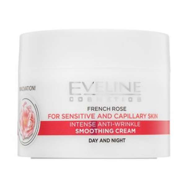 Eveline French Rose Hialuron Smoothing Face Cream hidratáló krém minden bőrtípusra 50 ml