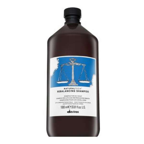 Davines Natural Tech Rebalancing Shampoo tisztító sampon zsíros fejbőrre 1000 ml