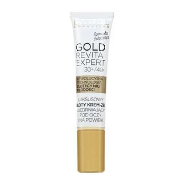 Eveline Gold Lift Expert Luxurious Eye Cream sminkeltávolító tej ráncok ellen 15 ml