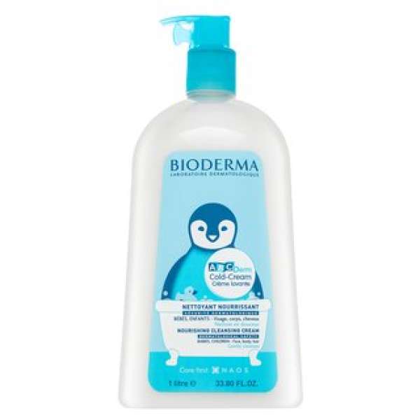 Bioderma ABCDerm Cold-Cream Crème Lavante Tápláló védő tisztító krém gyerekeknek 1000 ml