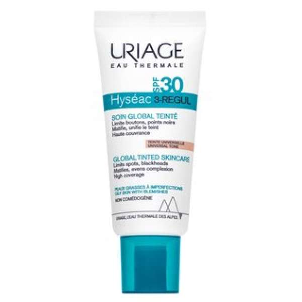 Uriage Hyséac tonizáló és hidratáló emulziók 3-Regul SPF30 Global Tinted Skincare 40 ml