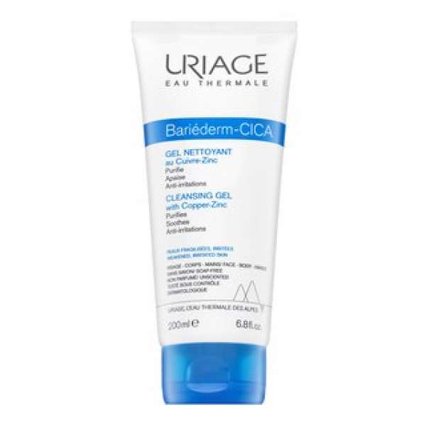 Uriage Bariederm Repairing Cica-cream With Cu-Zn nyugtató emulzió az arcbőr megújulásához 200 ml