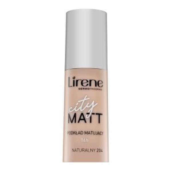 Lirene City Matt Mattifying Liquid Foundation fluid make-up matt hatású 204 Natural 30 ml