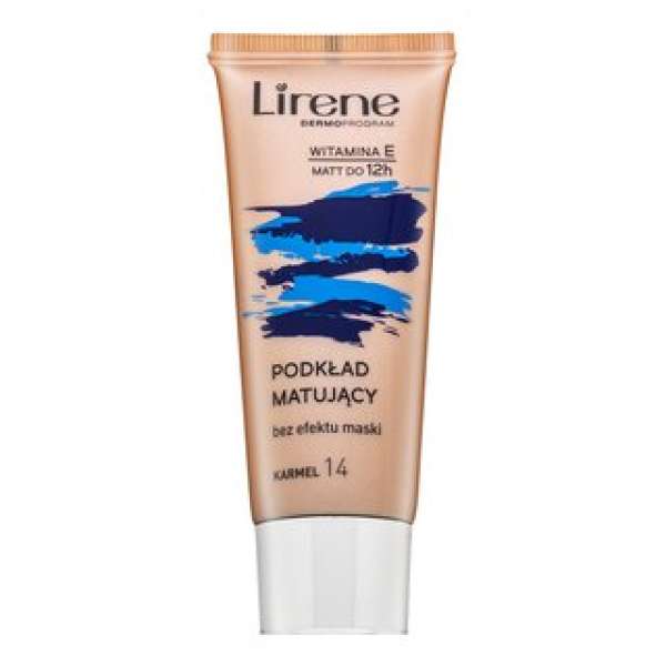 Lirene Nature Matte Fluid fluid make-up matt hatású 14 Caramel 30 ml