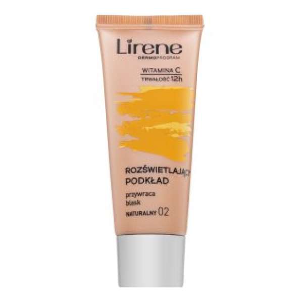 Lirene Brightening Fluid with Vitamin C fluid make-up tónusegyesítő 02 Natural 30 ml