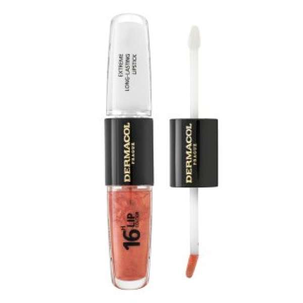 Dermacol 16H Lip Colour Extreme Long-Lasting Lipstick tartós, két fázisú szájfény No. 05 8 ml