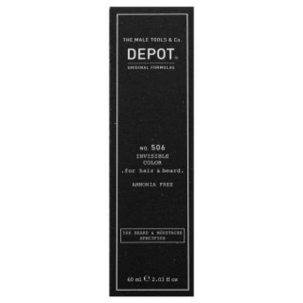 Depot No. 506 Invisible Color semi permanens szín hajra és szakállra Natural Steel 60 ml