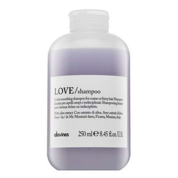 Davines Essential Haircare Love Smoothing Shampoo hajsimító sampon durva és rakoncátlan hajra 250 ml