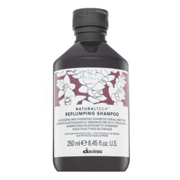 Davines Natural Tech Replumping Shampoo tápláló sampon száraz és töredezett hajra 250 ml