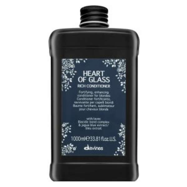 Davines Heart Of Glass Rich Conditioner erősítő kondicionáló szőke hajra 1000 ml