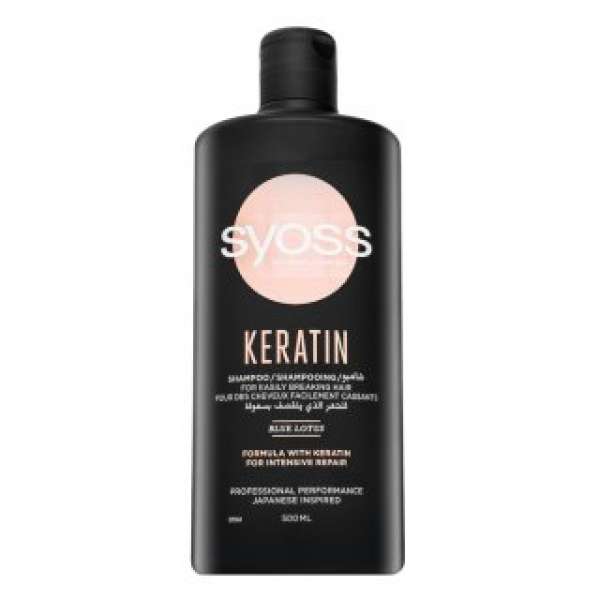 Syoss Keratin Shampoo tápláló sampon keratinnal 500 ml