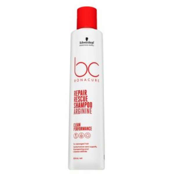 Schwarzkopf Professional BC Bonacure Repair Rescue Shampoo Arginine erősítő sampon sérült hajra 250 ml