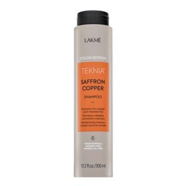 Lakmé Teknia Color Refresh Saffron Copper Shampoo színező sampon a réz árnyalatok újraélesztéséhez 300 ml