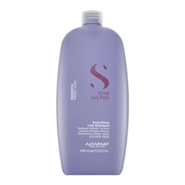Alfaparf Milano Semi Di Lino Smooth Smoothing Low Shampoo hajsimító sampon durva és rakoncátlan hajra 1000 ml