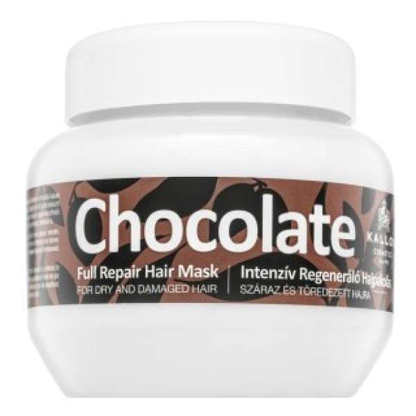 Kallos Chocolate Full Repair Hair Mask erősítő maszk nagyon sérült hajra 275 ml