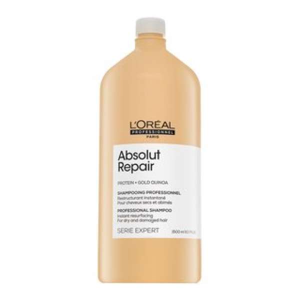 L´Oréal Professionnel Série Expert Absolut Repair Gold Quinoa + Protein Shampoo tápláló sampon nagyon sérült hajra 1500 ml
