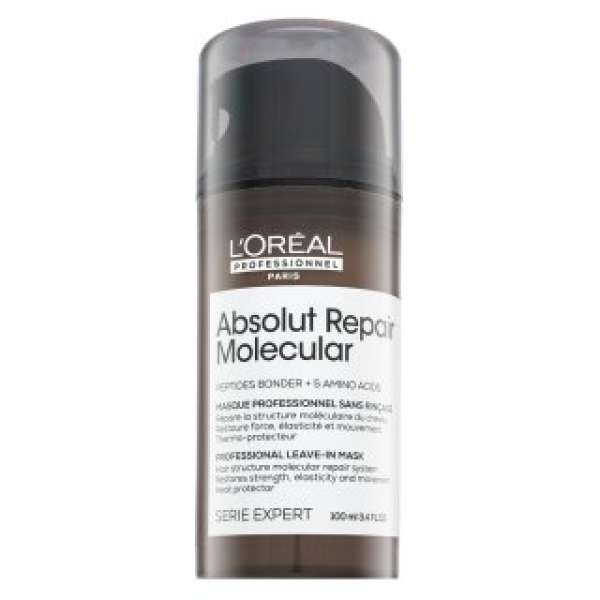 L´Oréal Professionnel Série Expert Absolut Repair Molecular Professional Leave-in Mask öblítést nem igénylő megújító pakolás sérült hajra 100 ml