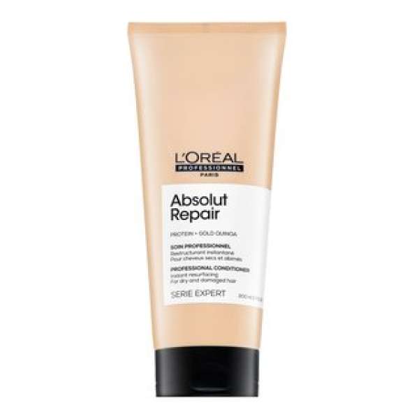 L´Oréal Professionnel Série Expert Absolut Repair Gold Quinoa + Protein Conditioner tápláló kondicionáló nagyon sérült hajra 200 ml