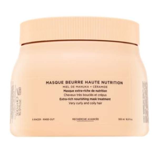 Kérastase Curl Manifesto Masque Beurre Haute Nutrition tápláló maszk hullámos és göndör hajra 500 ml