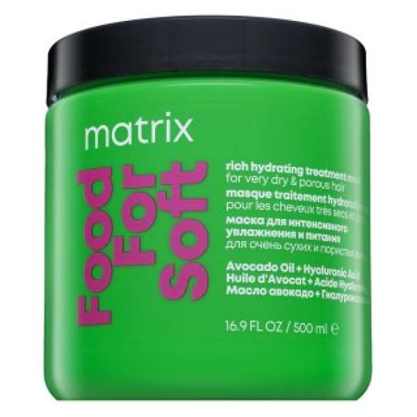 Matrix Food For Soft Rich Hydrating Treatment Mask maszk a intenzív hidratálásához 500 ml
