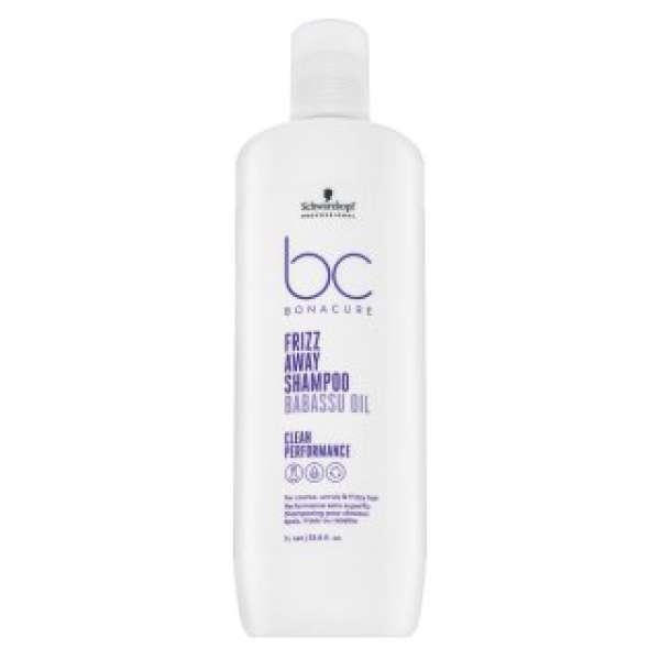 Schwarzkopf Professional BC Bonacure Frizz Away Shampoo hajsimító sampon hajgöndörödés és rendezetlen hajszálak ellen 1000 ml