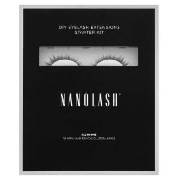 Nanolash DIY Eyelash Extensions Starter Kit készlet otthoni szempilla-hosszabbításhoz Divine