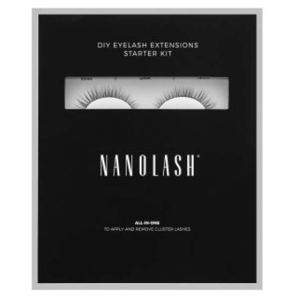 Nanolash DIY Eyelash Extensions Starter Kit készlet otthoni szempilla-hosszabbításhoz Innocent