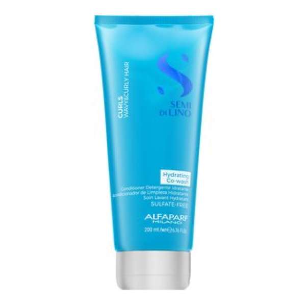 Alfaparf Milano Semi Di Lino Curls Hydrating Co-Wash Conditioner tápláló kondicionáló göndör hajra 200 ml