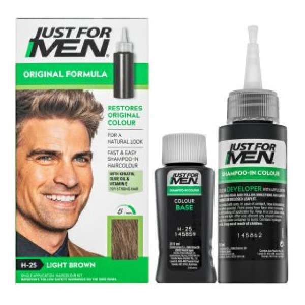 Just For Men Shampoo-in Haircolour színező sampon férfiaknak H25 Light Brown 66 ml