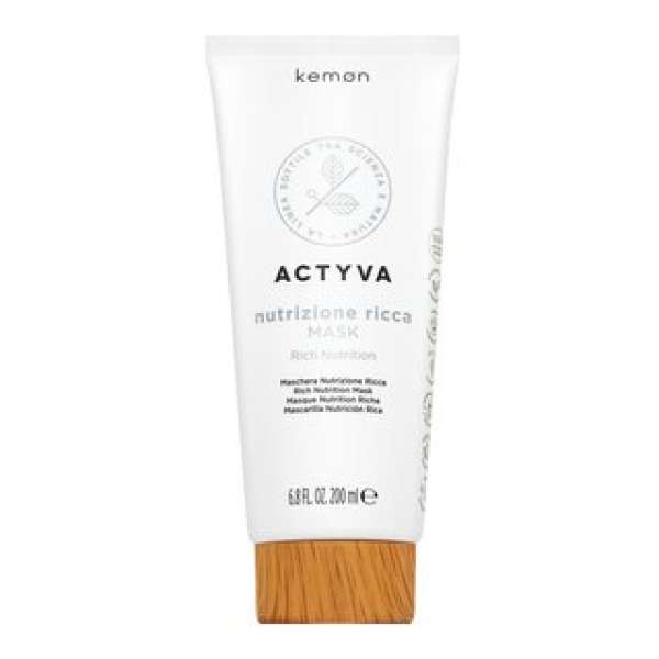 Kemon Actyva Nutrizione Rich Mask tápláló maszk nagyon száraz hajra 200 ml