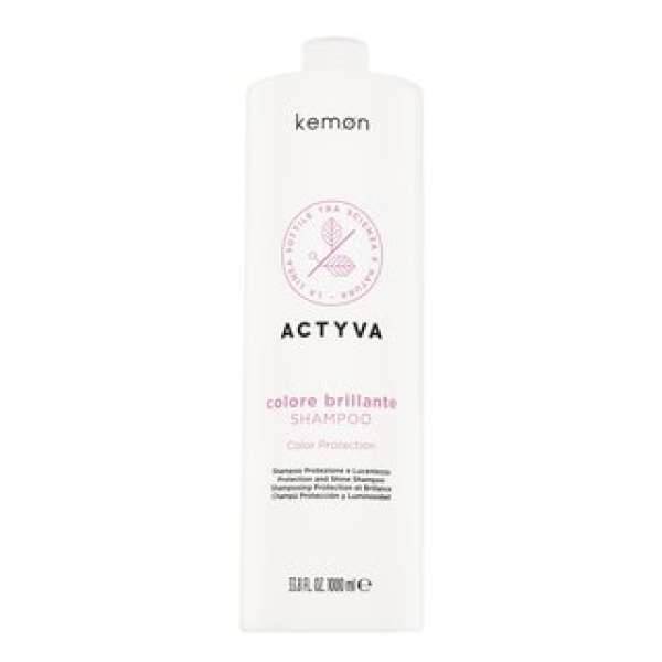 Kemon Actyva Colore Brilliante Shampoo tápláló sampon festett hajra 1000 ml