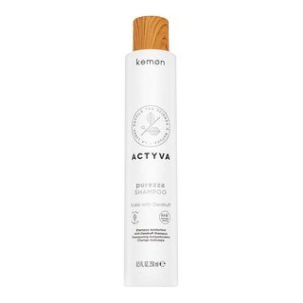 Kemon Actyva Purezza Shampoo mélytisztító sampon korpásodás ellen normál és zsíros hajra 250 ml
