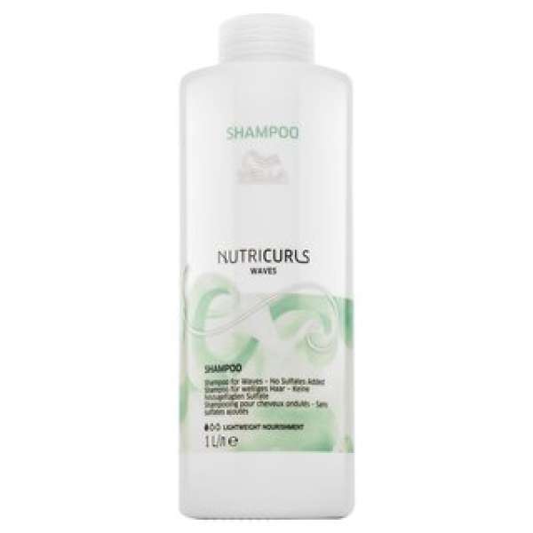 Wella Professionals Nutricurls Waves Shampoo tápláló sampon hullámos hajra 1000 ml