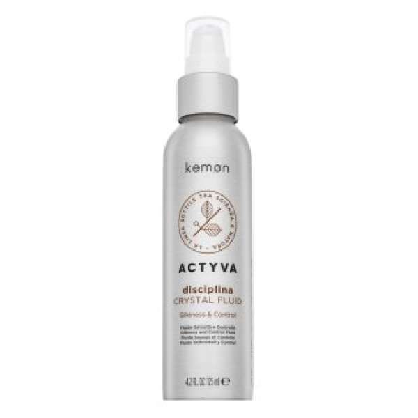 Kemon Actyva Disciplina Crystal Fluid öblítés nélküli ápolás hajgöndörödés és rendezetlen hajszálak ellen 125 ml