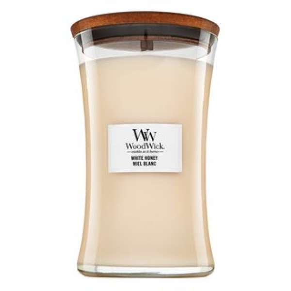 Woodwick White Honey illatos gyertya 610 g