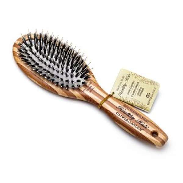 Olivia Garden Healthy Hair Bamboo Brush Ionic Combo Paddle HH-P6 hajkefe nejlon- és vaddisznósörtékkel