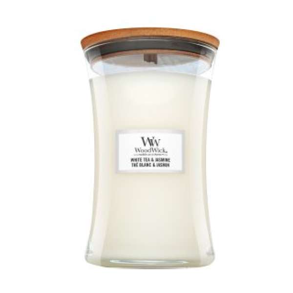 Woodwick White Tea & Jasmine illatos gyertya 610 g