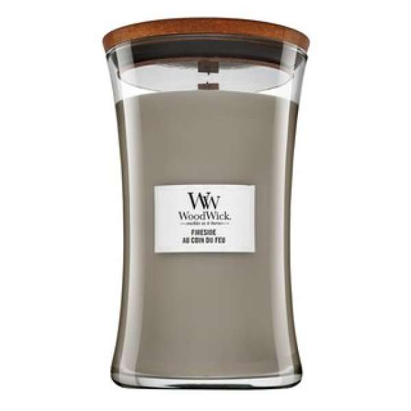 Woodwick Fireside illatos gyertya 610 g