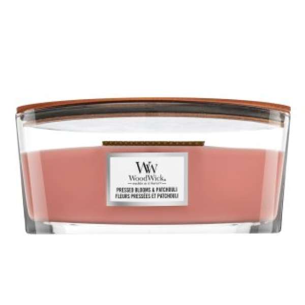 Woodwick Pressed Blooms & Patchouli illatos gyertya 453,6 g