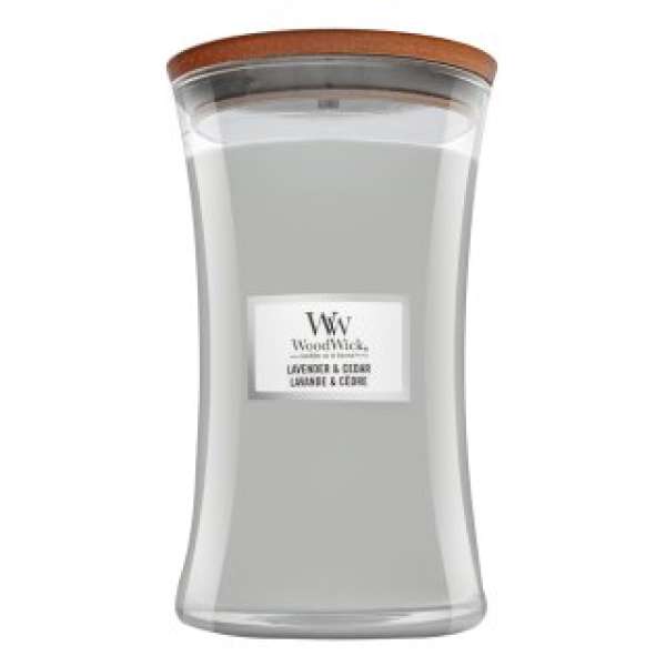 Woodwick Lavender & Cedar illatos gyertya 610 g