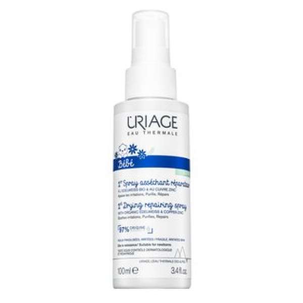 Uriage Bébé szárító helyreállító spray réz- és cinktartalommal 1st Drying Repairing Spray 100 ml