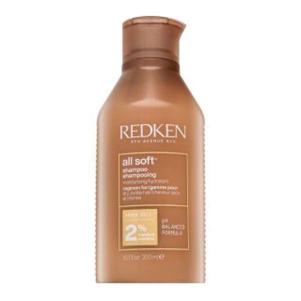 Redken All Soft Shampoo tápláló sampon nagyon száraz és rakoncátlan hajra 300 ml
