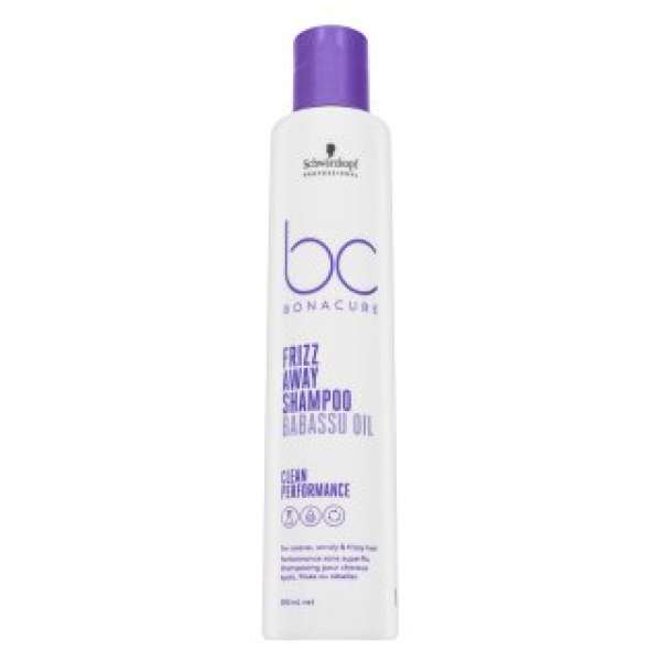 Schwarzkopf Professional BC Bonacure Frizz Away Shampoo hajsimító sampon hajgöndörödés és rendezetlen hajszálak ellen 250 ml