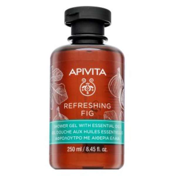 Apivita Refreshing Fig tusfürdő gél Shower Gel with Essential Oils 250 ml