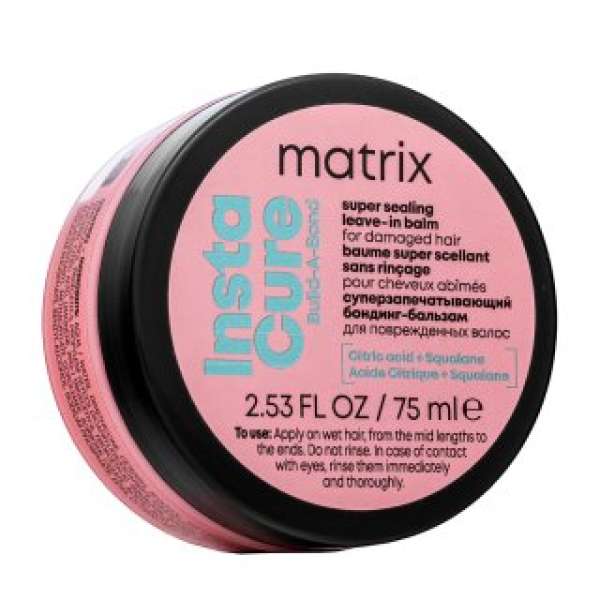 Matrix Total Results Insta Cure Build-A-Bond Leave-In Balm tápláló balzsam a hajszálak erősítésére 75 ml