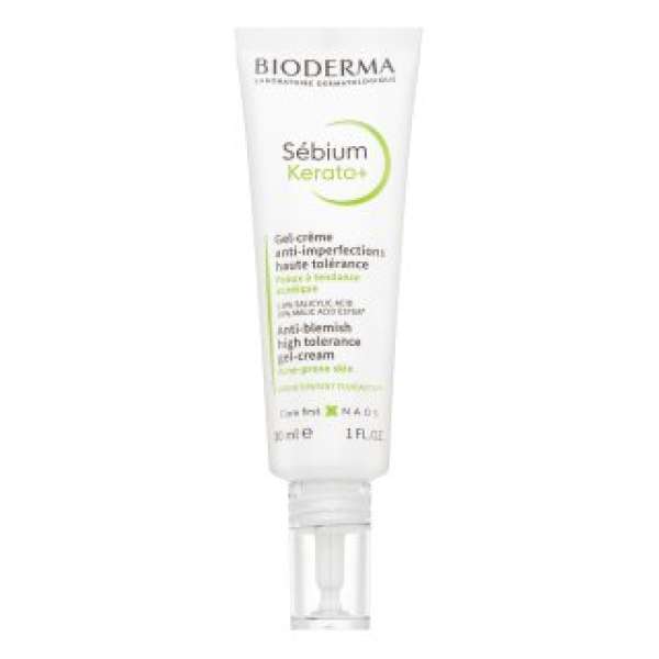 Bioderma Sébium gél krém Kerato+ Anti-Blemish High Tolerance Gel-Cream 30 ml