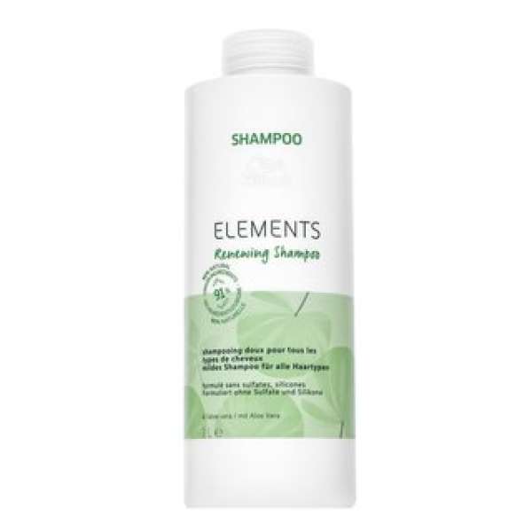 Wella Professionals Elements Renewing Shampoo sampon haj regenerálására, táplálására és védelmére 1000 ml