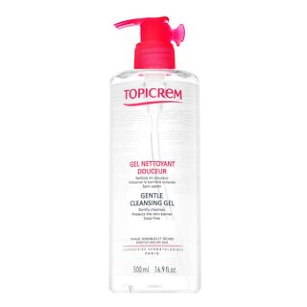 Topicrem Gentle Cleansing Gel Body & Hair tisztító gél hajra és testre 500 ml